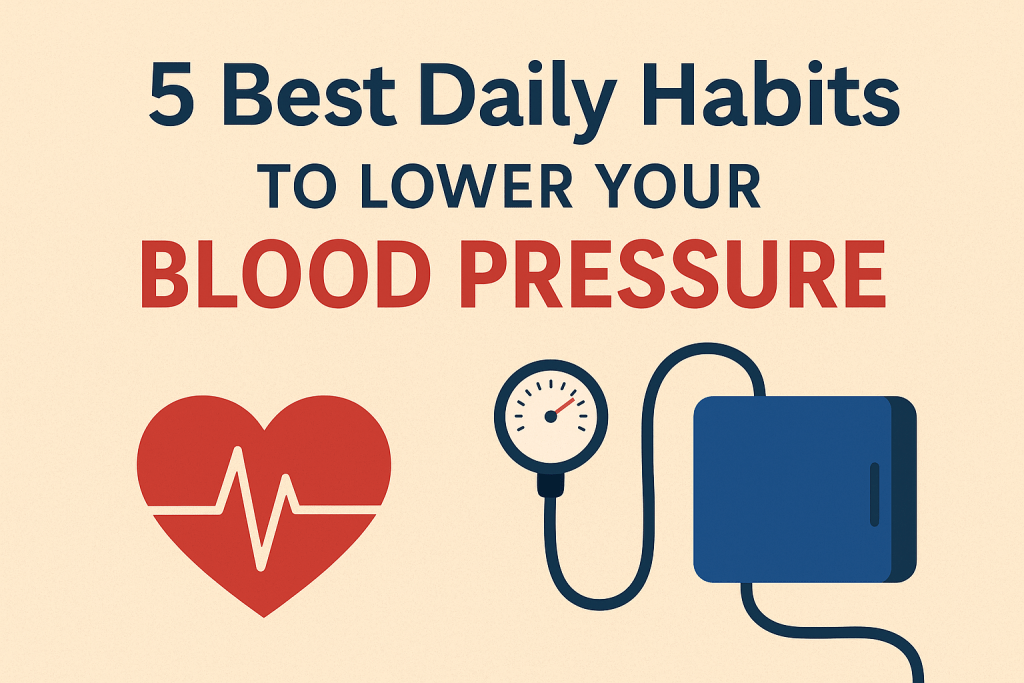 5 Best Daily Habits to Lower Your Blood Pressure Naturally - MIND AND BODY